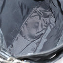 GUCCI Bamboo Shoulder Bag Suede nylon 3Set Black Brown Auth gh1005-22