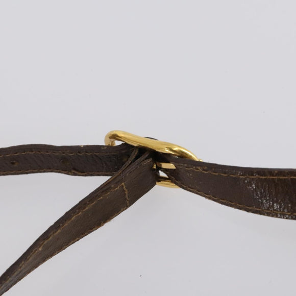 GUCCI GG Supreme Web Sherry Line Shoulder Bag PVC 2Set Beige Auth gh1006