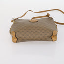 GUCCI Micro GG Supreme Schoudertas Canvas Leer 4-delig Zwart Beige Auth gh1007-11