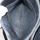 GUCCI Micro GG Supreme Schoudertas Canvas Leer 4-delig Zwart Beige Auth gh1007-17
