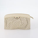 GUCCI Micro GG Supreme Schoudertas Canvas Leer 4-delig Zwart Beige Auth gh1007-2