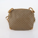 GUCCI Micro GG Supreme Schoudertas Canvas Leer 4-delig Zwart Beige Auth gh1007-9