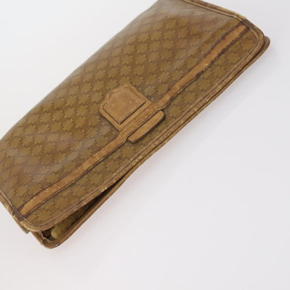 Salvatore Ferragamo Celine Handtas Leer 3Delig Beige Zwart Auth gh1011