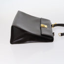 Salvatore Ferragamo Celine Hand Bag Leather 3Set Beige Black Auth gh1011-18