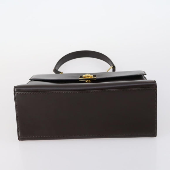 Salvatore Ferragamo Celine Handtas Leer 3Delig Beige Zwart Auth gh1011