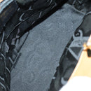 Salvatore Ferragamo Celine Hand Bag Leather 3Set Beige Black Auth gh1011-8