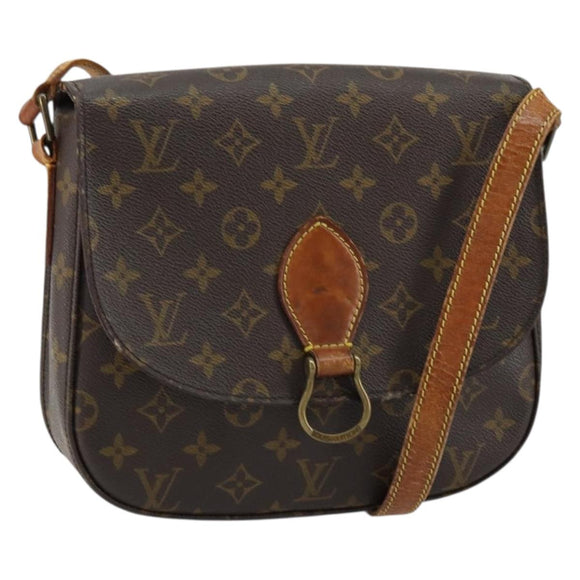 LOUIS VUITTON Monogram Saint Cloud GM Shoulder Bag M51242 LV Auth gh1012