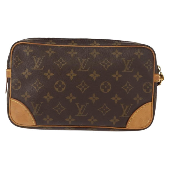 LOUIS VUITTON Monogram Marly Dragonne GM Clutch Bag M51825 LV Auth gh1016