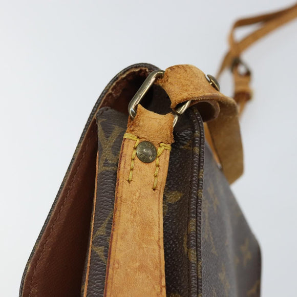 LOUIS VUITTON Monogram Cartouchiere PM Shoulder Bag M51254 LV Auth gh1018