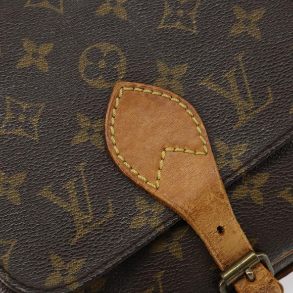 LOUIS VUITTON Monogram Cartouchiere PM Shoulder Bag M51254 LV Auth gh1018