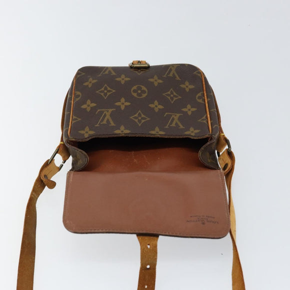 LOUIS VUITTON Monogram Cartouchiere PM Shoulder Bag M51254 LV Auth gh1018