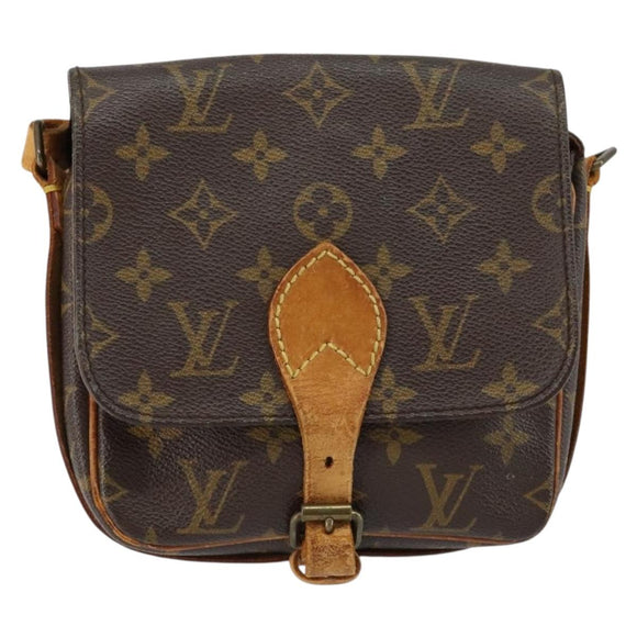 LOUIS VUITTON Monogram Cartouchiere PM Shoulder Bag M51254 LV Auth gh1018