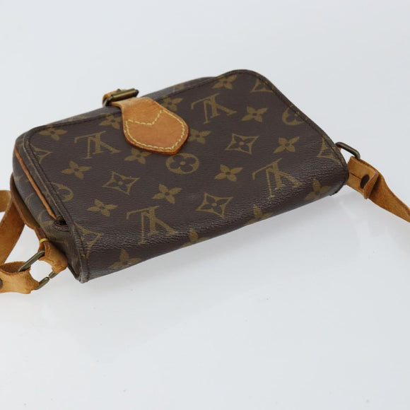 LOUIS VUITTON Monogram Cartouchiere PM Shoulder Bag M51254 LV Auth gh1018