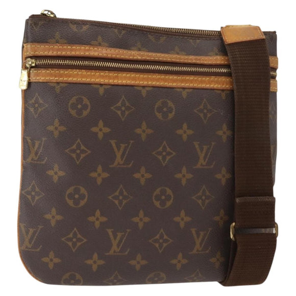 LOUIS VUITTON Monogram Pochette Bosphore Shoulder Bag M40044 LV Auth gh1019