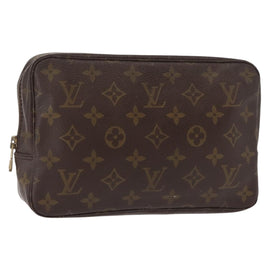 LOUIS VUITTON Monogram Trousse Toilette 23 Clutch Bag M47524 LV Auth gh1021