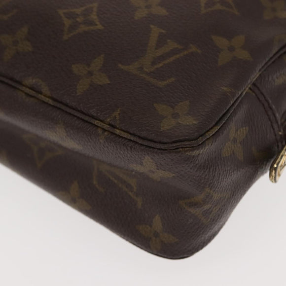 LOUIS VUITTON Monogram Trousse Toilette 23 Clutch Bag M47524 LV Auth gh1021