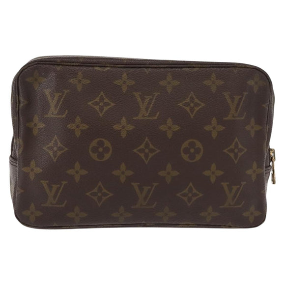 LOUIS VUITTON Monogram Trousse Toilette 23 Clutch Bag M47524 LV Auth gh1021