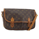 LOUIS VUITTON Monogram Gibeciere MM Shoulder Bag M42247 LV Auth gh1024-1