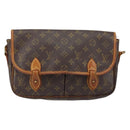 LOUIS VUITTON Monogram Gibeciere MM Shoulder Bag M42247 LV Auth gh1024-13