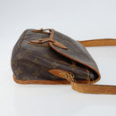 LOUIS VUITTON Monogram Gibeciere MM Shoulder Bag M42247 LV Auth gh1024-3