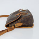 LOUIS VUITTON Monogram Gibeciere MM Shoulder Bag M42247 LV Auth gh1024-4
