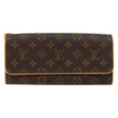 LOUIS VUITTON Monogram Pochette Twin GM Shoulder Bag M51852 LV Auth gh1026-13