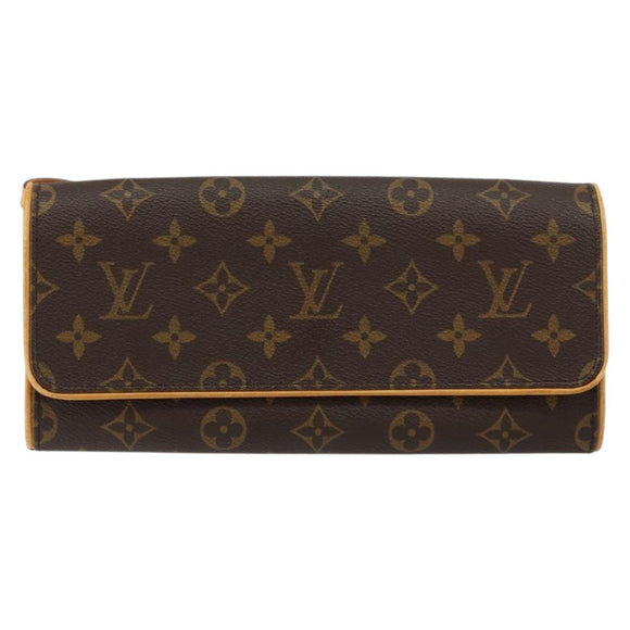 LOUIS VUITTON Monogram Pochette Twin GM Shoulder Bag M51852 LV Auth gh1026