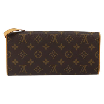 LOUIS VUITTON Monogram Pochette Twin GM Shoulder Bag M51852 LV Auth gh1026 - 0
