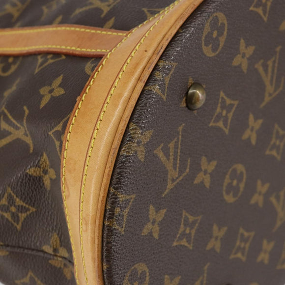 LOUIS VUITTON Monogram Bucket GM Shoulder Bag M42236 LV Auth gh1032