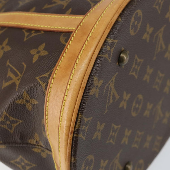 LOUIS VUITTON Monogram Bucket GM Shoulder Bag M42236 LV Auth gh1032