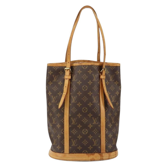 LOUIS VUITTON Monogram Bucket GM Shoulder Bag M42236 LV Auth gh1032