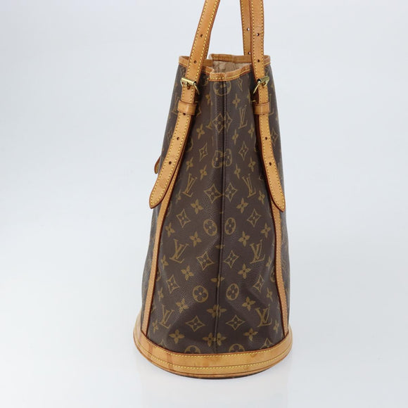LOUIS VUITTON Monogram Bucket GM Shoulder Bag M42236 LV Auth gh1032