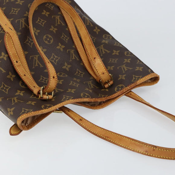 LOUIS VUITTON Monogram Bucket GM Shoulder Bag M42236 LV Auth gh1032
