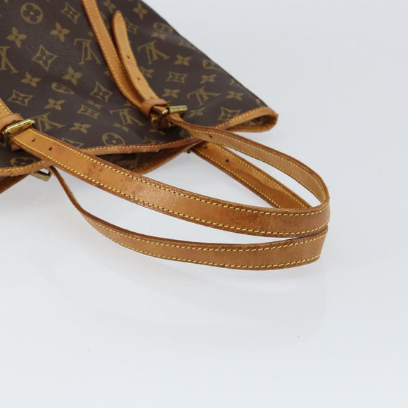 LOUIS VUITTON Monogram Bucket GM Shoulder Bag M42236 LV Auth gh1032