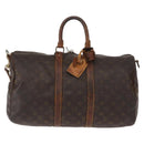 LOUIS VUITTON Monogram Keepall Bandouliere 45 Boston Bag M41418 LV Auth gh1035-2