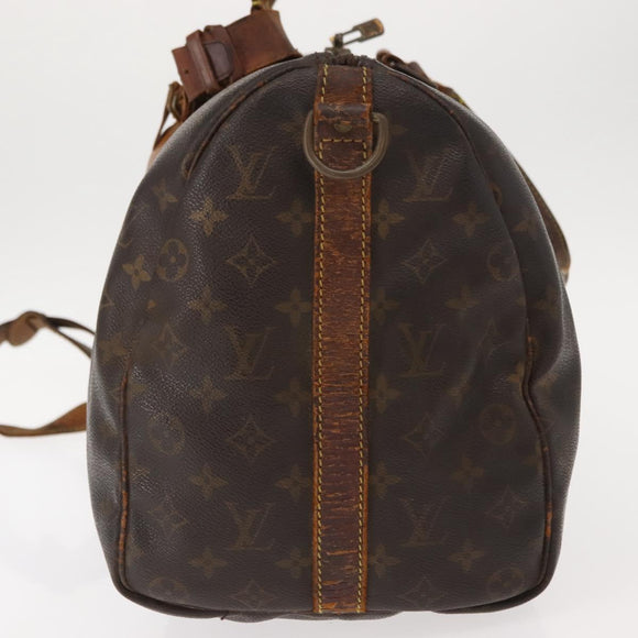 LOUIS VUITTON Monogram Keepall Bandouliere 45 Boston Bag M41418 LV Auth gh1035