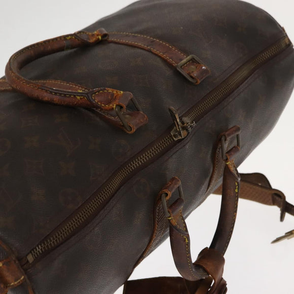 LOUIS VUITTON Monogram Keepall Bandouliere 45 Boston Bag M41418 LV Auth gh1035