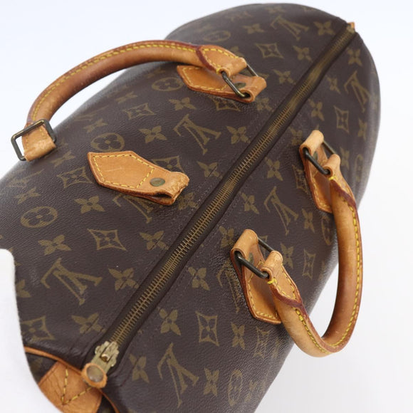 LOUIS VUITTON Monogram Speedy 40 Hand Bag M41522 LV Auth gh1036