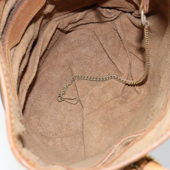 LOUIS VUITTON Monogram Bucket PM Shoulder Bag M42238 LV Auth gh1038