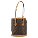 LOUIS VUITTON Monogram Bucket PM Shoulder Bag M42238 LV Auth gh1038-13