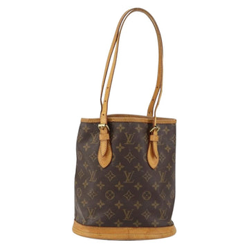 LOUIS VUITTON Monogram Bucket PM Shoulder Bag M42238 LV Auth gh1038 - 0