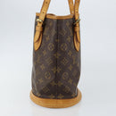 LOUIS VUITTON Monogram Bucket PM Shoulder Bag M42238 LV Auth gh1038-3