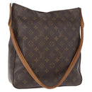 LOUIS VUITTON Monogram Looping GM Shoulder Bag M51145 LV Auth gh1039-1