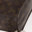 LOUIS VUITTON Monogram Sac Plat Hand Bag M51140 LV Auth gh1042-9