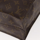 LOUIS VUITTON Monogram Sac Plat Hand Bag M51140 LV Auth gh1042-14