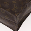 LOUIS VUITTON Monogram Sac Plat Hand Bag M51140 LV Auth gh1042-16