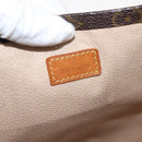 LOUIS VUITTON Monogram Sac Plat Hand Bag M51140 LV Auth gh1042-10