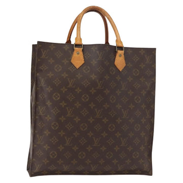 LOUIS VUITTON Monogram Sac Plat Hand Bag M51140 LV Auth gh1042