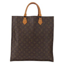 LOUIS VUITTON Monogram Sac Plat Hand Bag M51140 LV Auth gh1042-2