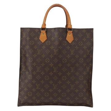 LOUIS VUITTON Monogram Sac Plat Hand Bag M51140 LV Auth gh1042 - 0